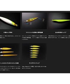 JACKALL(ジャッカル) バンブルズジグ スロー 200ｇ グローベリーアカキンストライプ